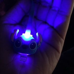 iPhone charger Stitch light up different colors